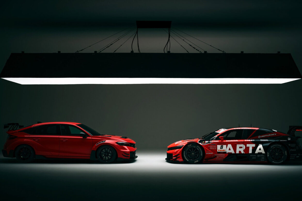 Japanese racing heroes level up the Honda Civic Type R