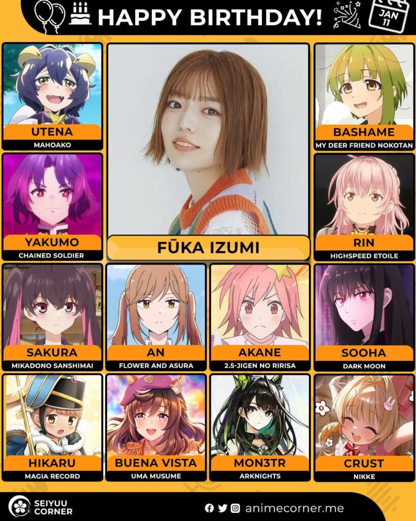 Happy birthday Izumi Fuuka!