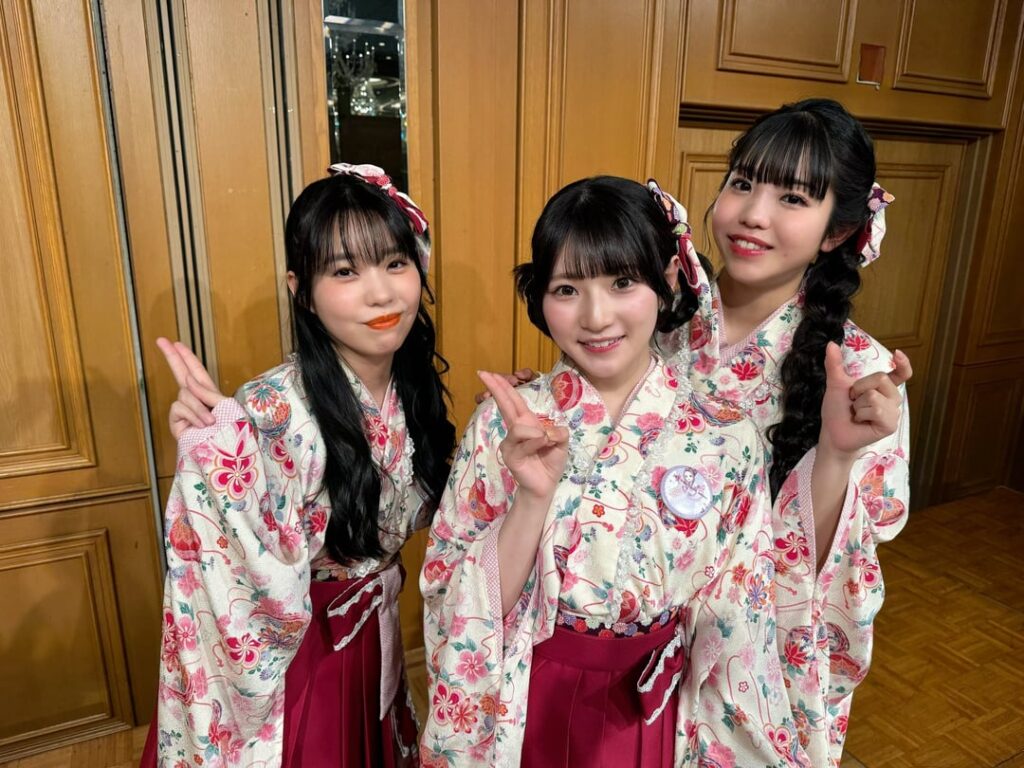 Okuno Kaya, Aoki Hina, and Satou Hinata from the Onsen Musume Talk Event in Tamana♨️