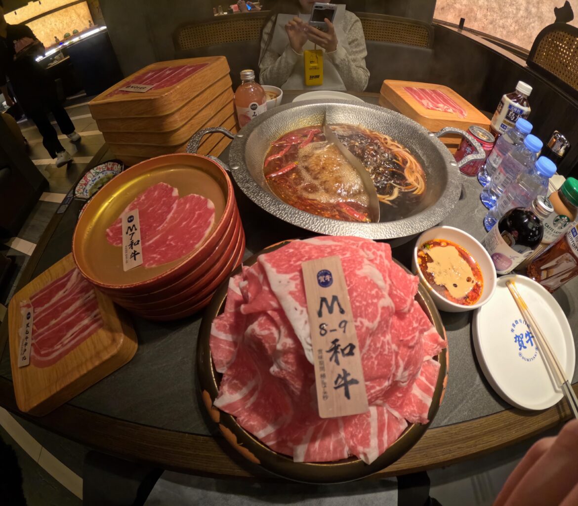 Japanese sukiyaki in China