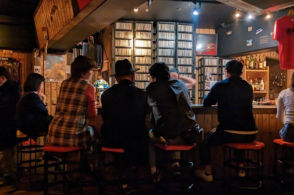 Music at a record bar in Japan is like a conversation.