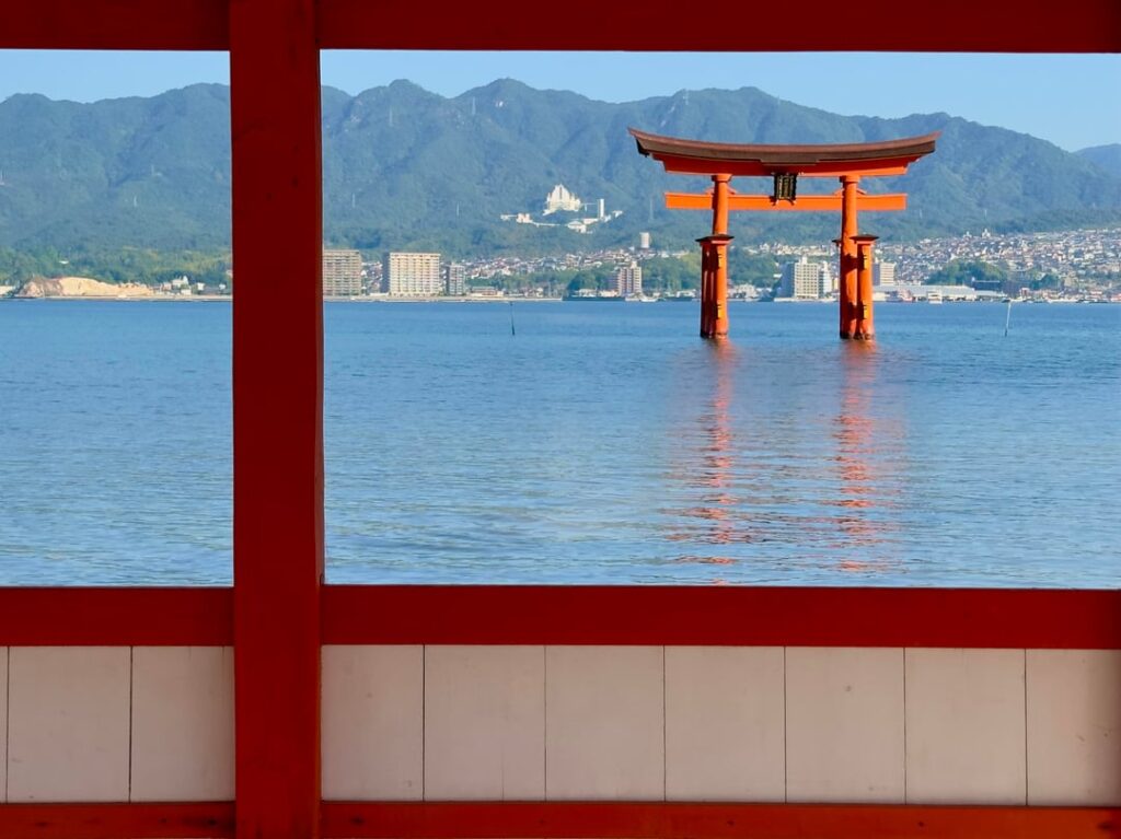 Miyajima (and Hiroshima) from the iphone