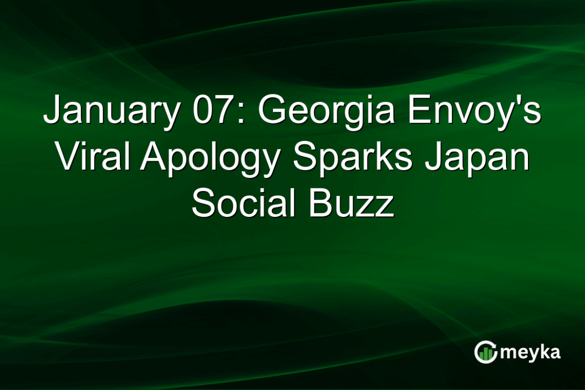 January 07: Georgia Envoy’s Viral Apology Sparks Japan Social Buzz January 07: Georgia Envoy's Viral Apology Sparks Japan Social Buzz