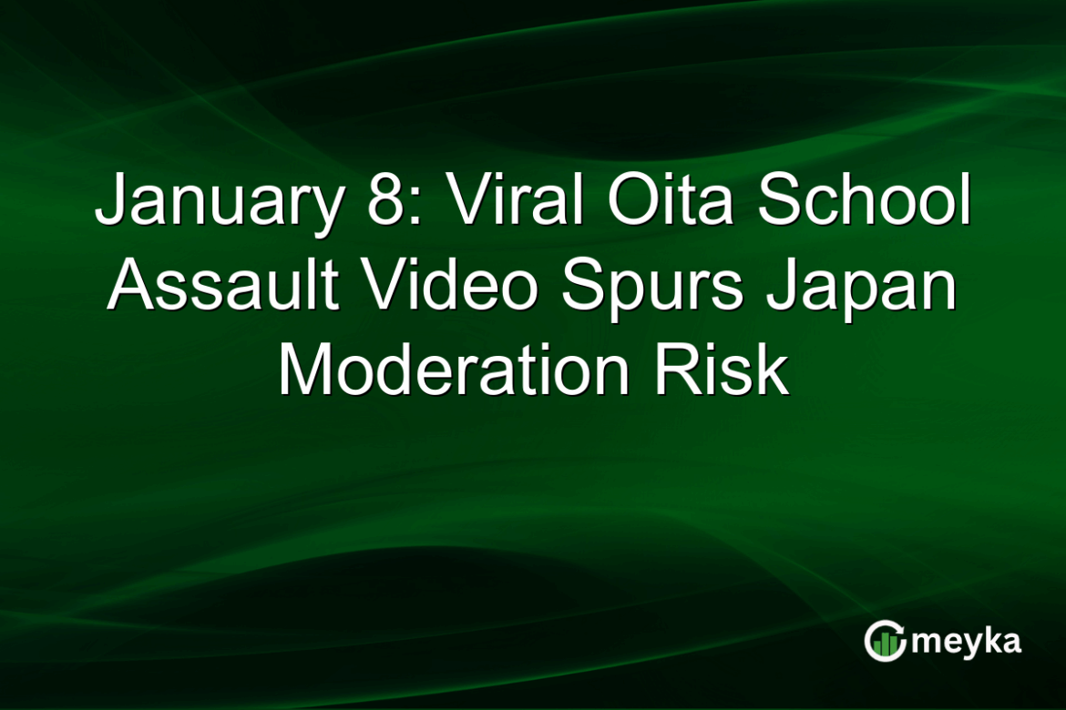 January 8: Viral Oita School Assault Video Spurs Japan Moderation Risk