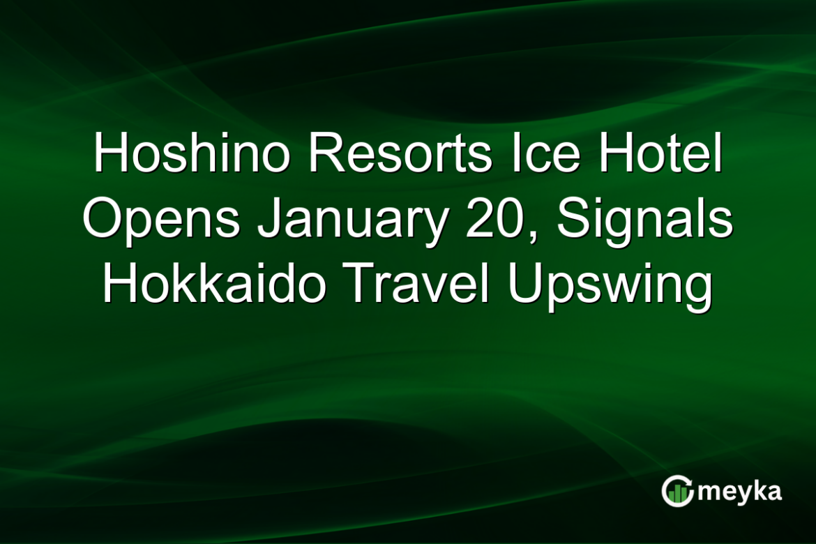 Hoshino Resorts Ice Hotel Opens January 20, Signals Hokkaido Travel Upswing Hoshino Resorts Ice Hotel Opens January 20, Signals Hokkaido Travel Upswing
