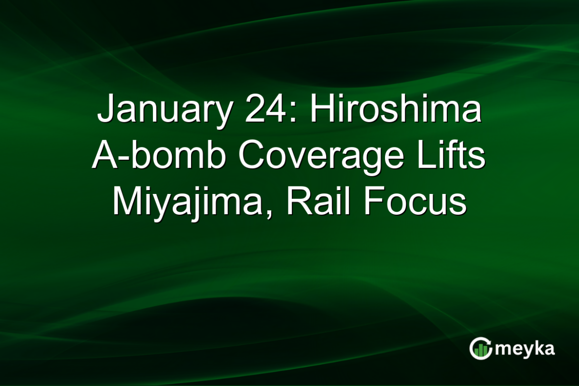 January 24: Hiroshima A-bomb Coverage Lifts Miyajima, Rail Focus