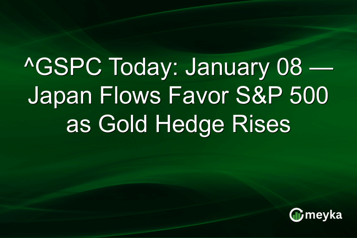 ^GSPC Today: January 08 — Japan Flows Favor S&P 500 as Gold Hedge Rises