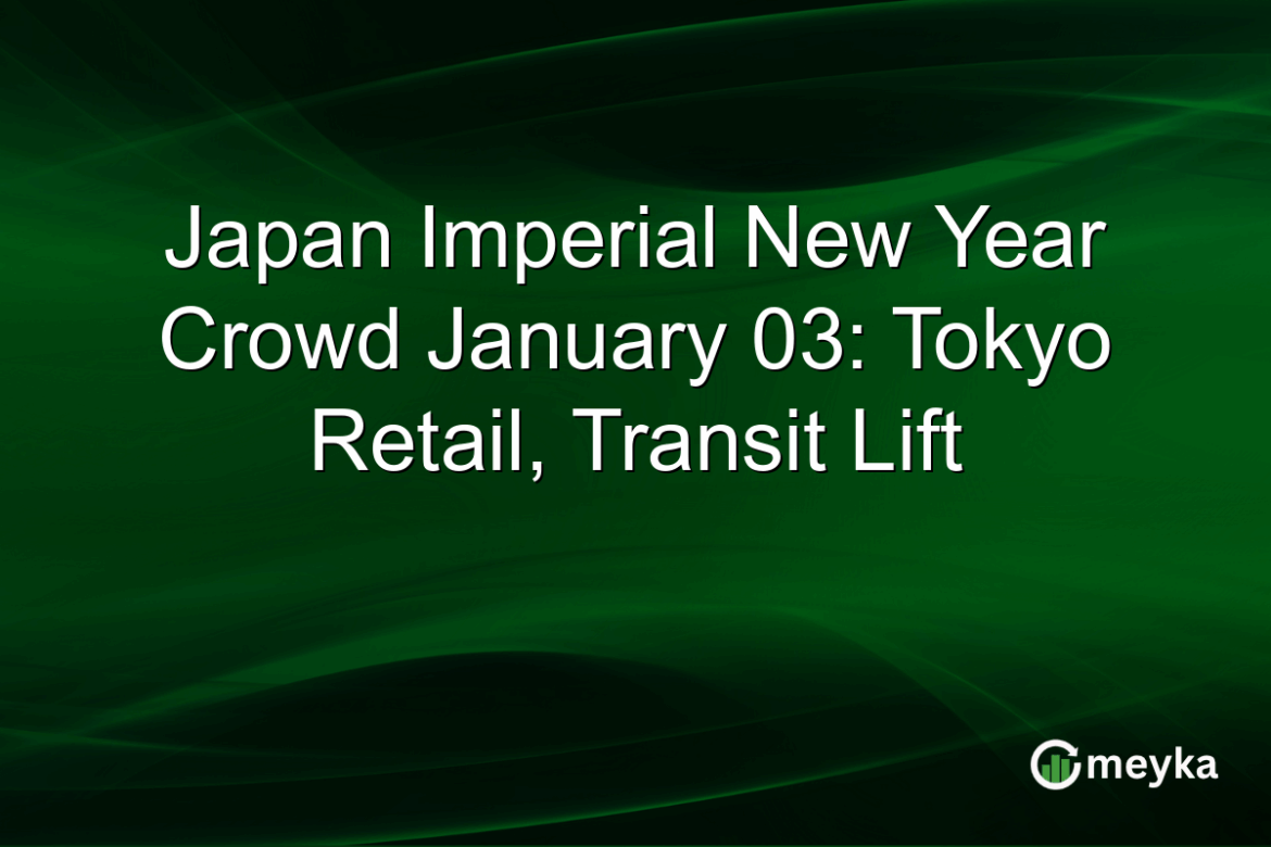 Japan Imperial New Year Crowd January 03: Tokyo Retail, Transit Lift