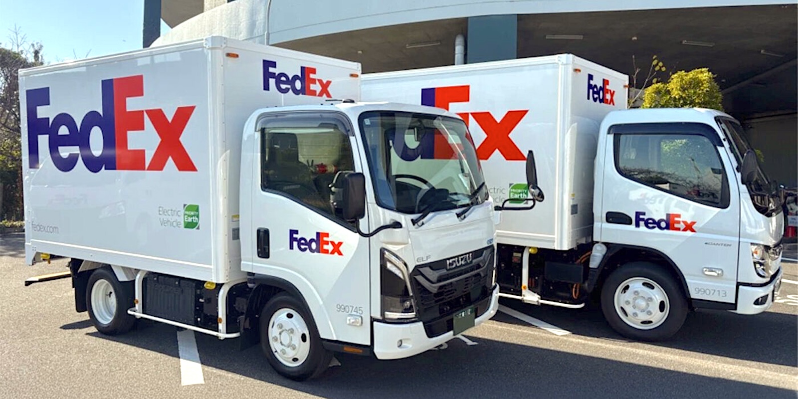 FedEx adds 17 electric trucks to last-mile fleet in Japan