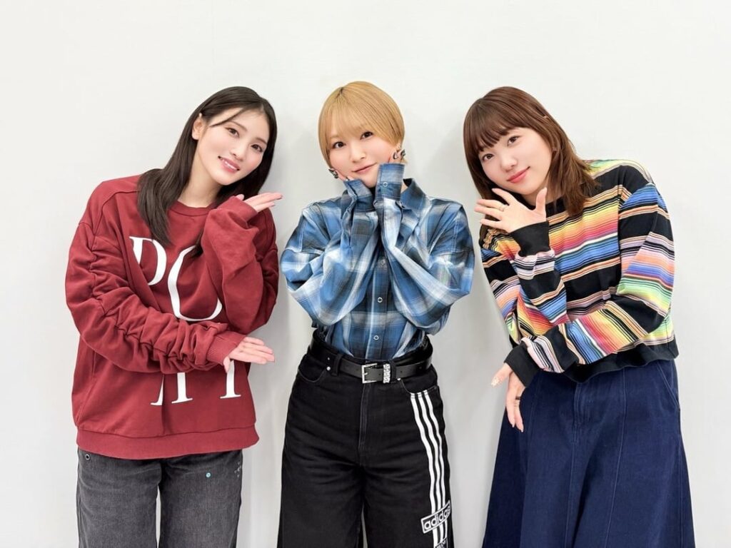 Koga Aoi, Tomita Miyu, and Kohara Konomi from KokuRADIO #34