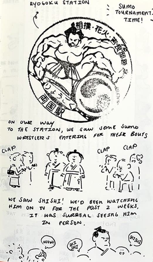 Sammi Zhang's Graphic Travelogue, Journaling Through Japan, For 2029