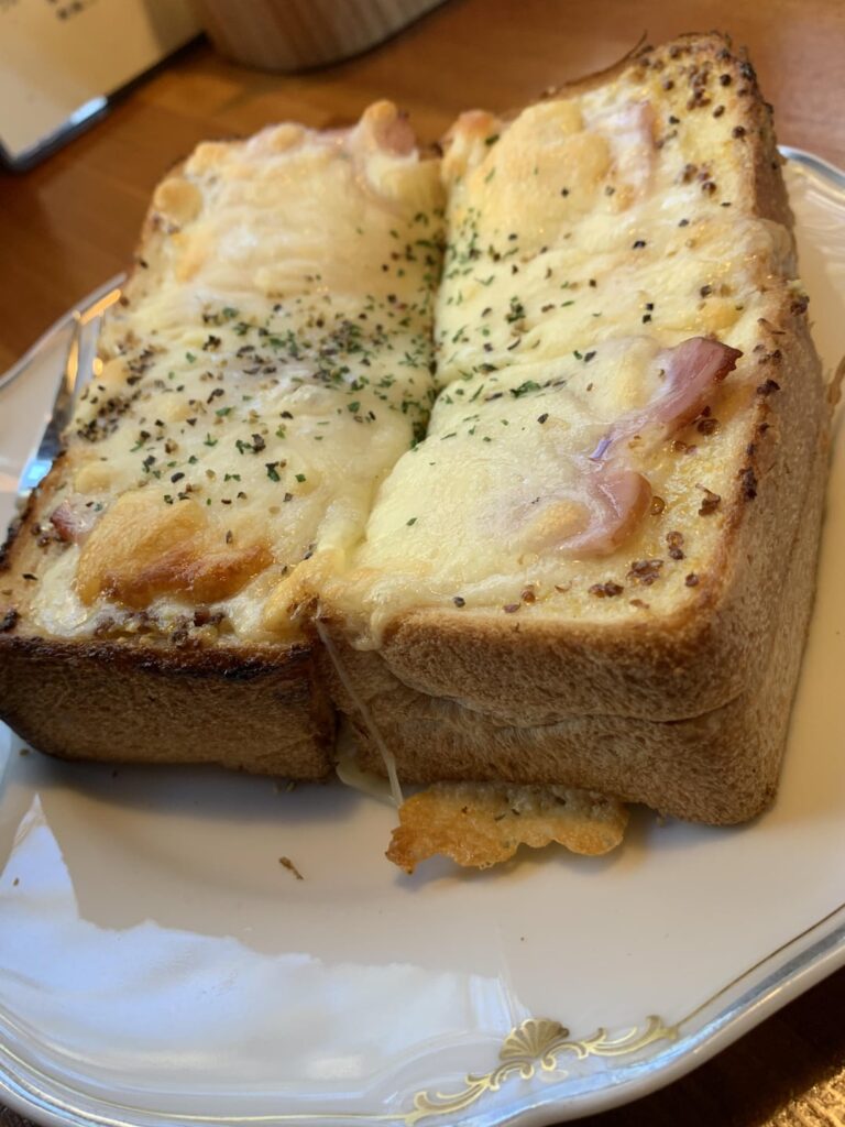 Ham & Cheese Toast in Kusatsu, Gunma (February 2020)