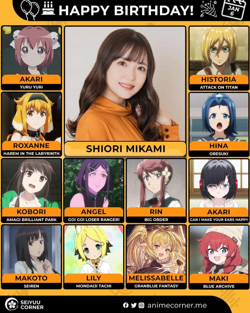 Happy birthday Shiori Mikami!