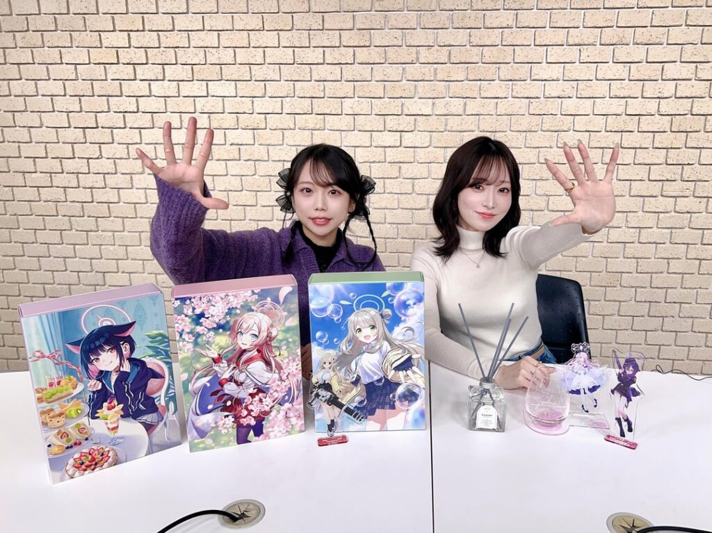 Miura Chiyuki (Nonomi), Ishitobi Erika (Haruka) at Blue archive radio #93