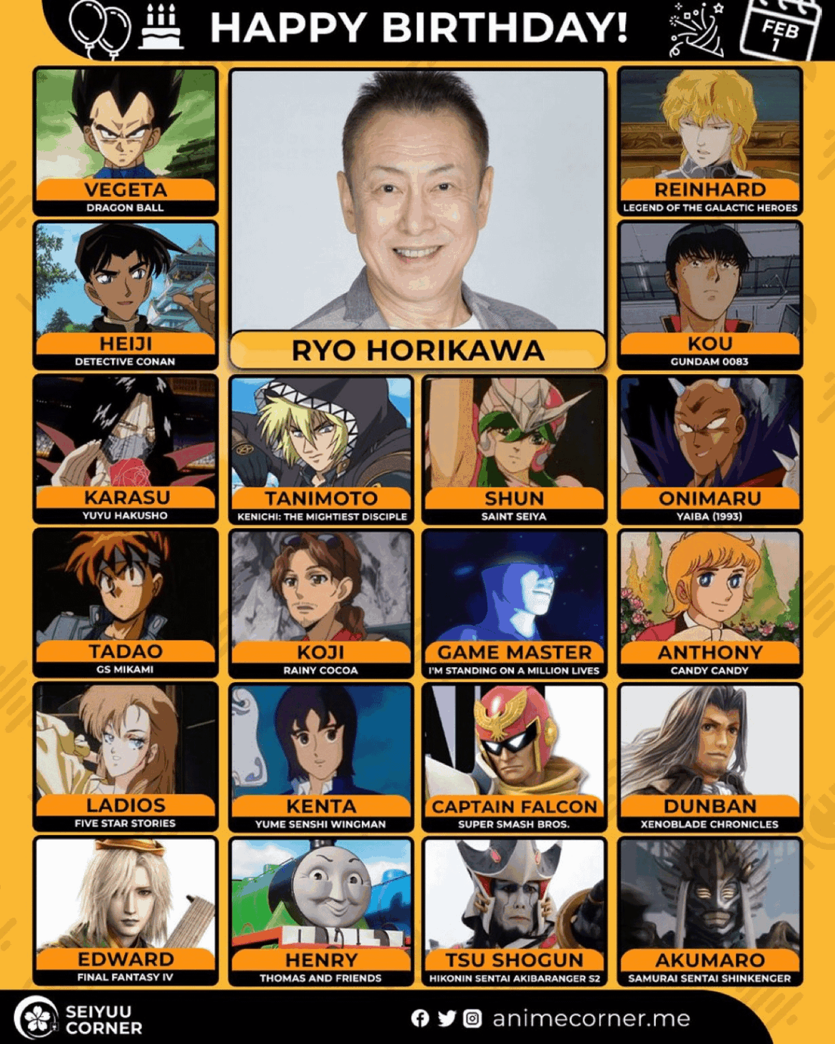 Happy birthday Ryo Horikawa!