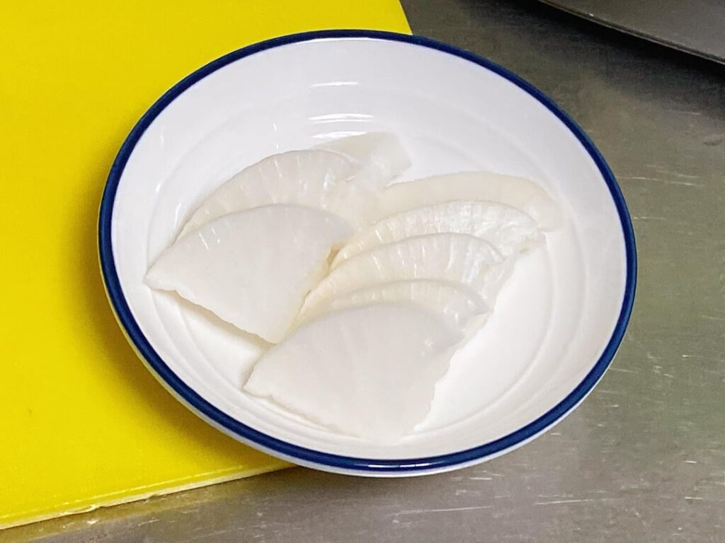 simplified Takuan - Japanese style sweet pickled radish