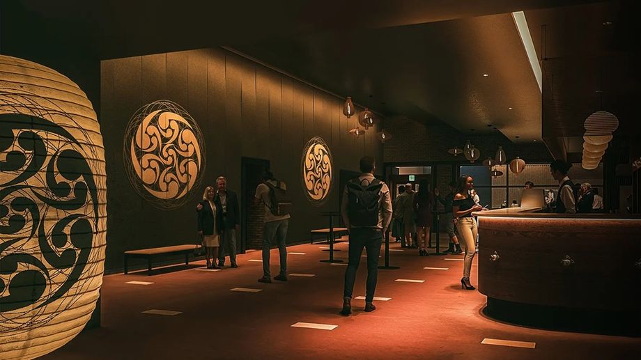 Lounge (pictured), rooftop terrace, and other spaces present event opportunities.