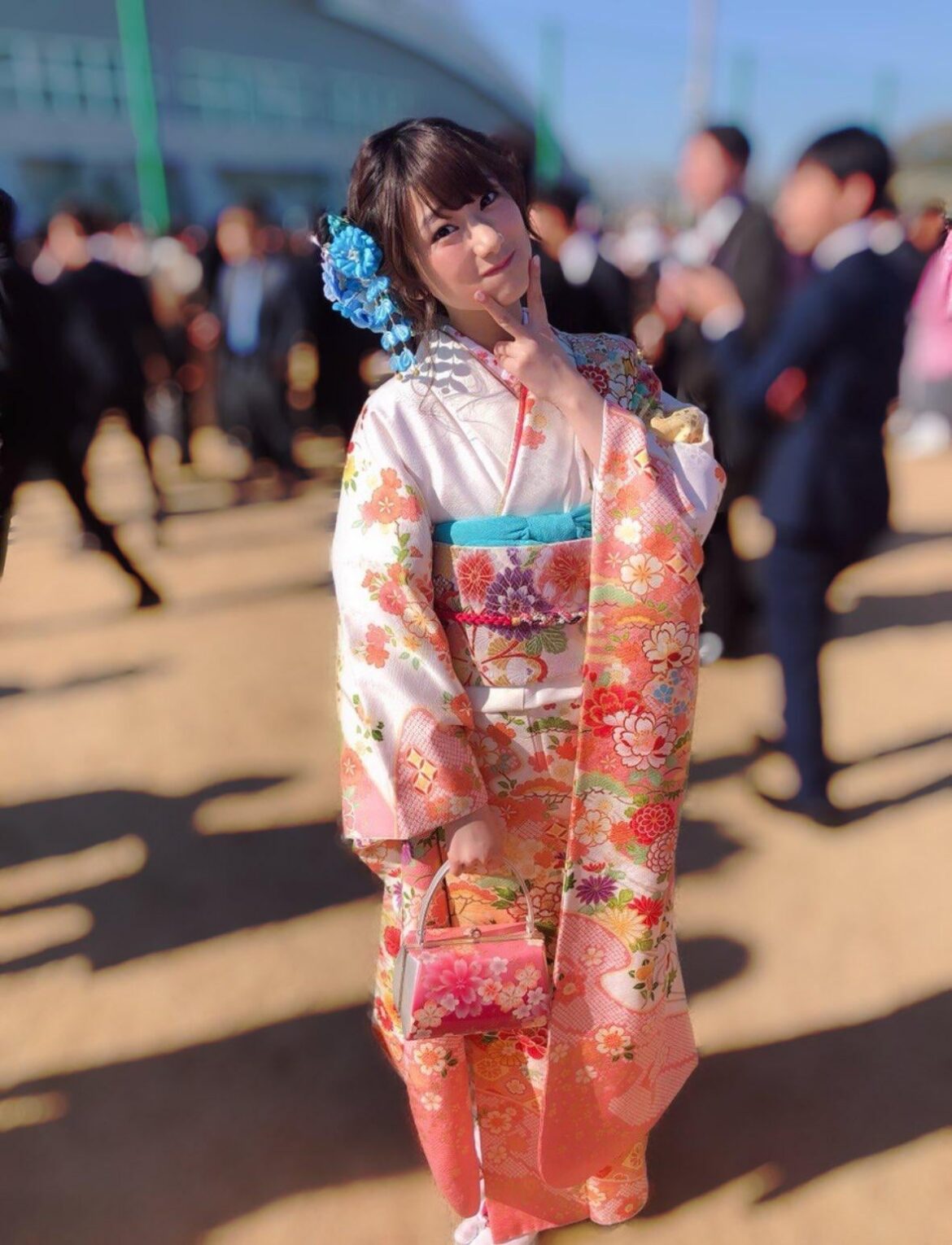 Okasaki Miho from Her Coming of Age Day✌️