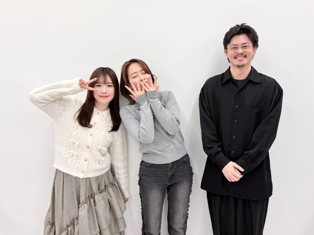 Suguta Hina, Kawase Maki, and Ishige Shouya from Sono Bisque Doll wa Radio wo Suru Season 2（#17）🧵