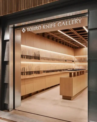 Tojiro Knife Gallery Osaka Japan architecture