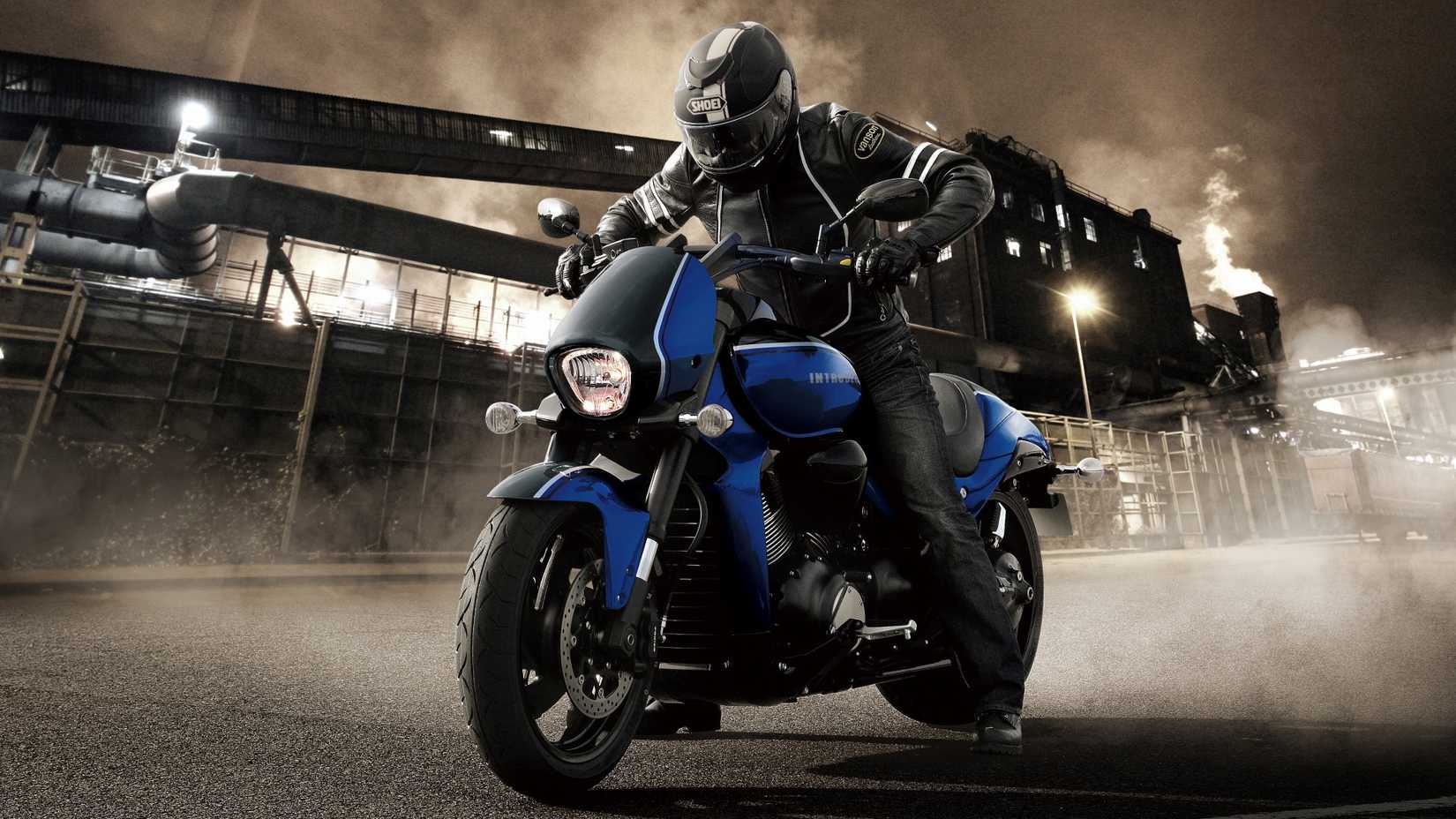 Suzuki Boulevard M109R burnout power cruiser hd wallpaper