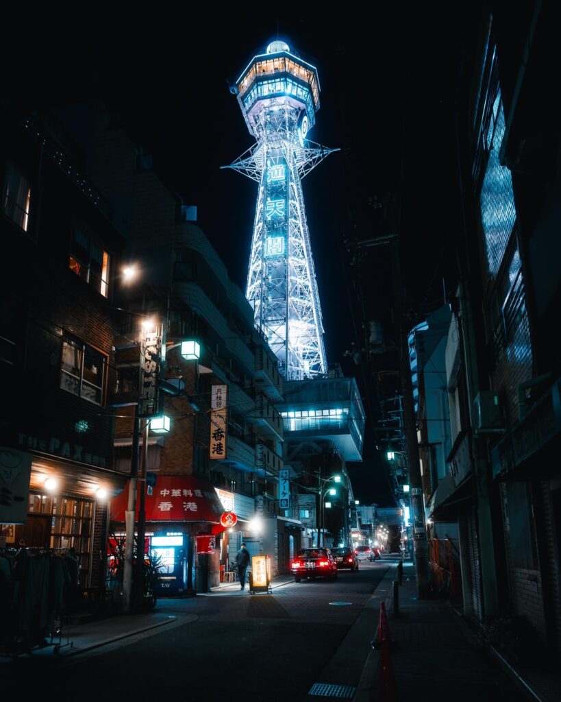 Tsutenkaku views