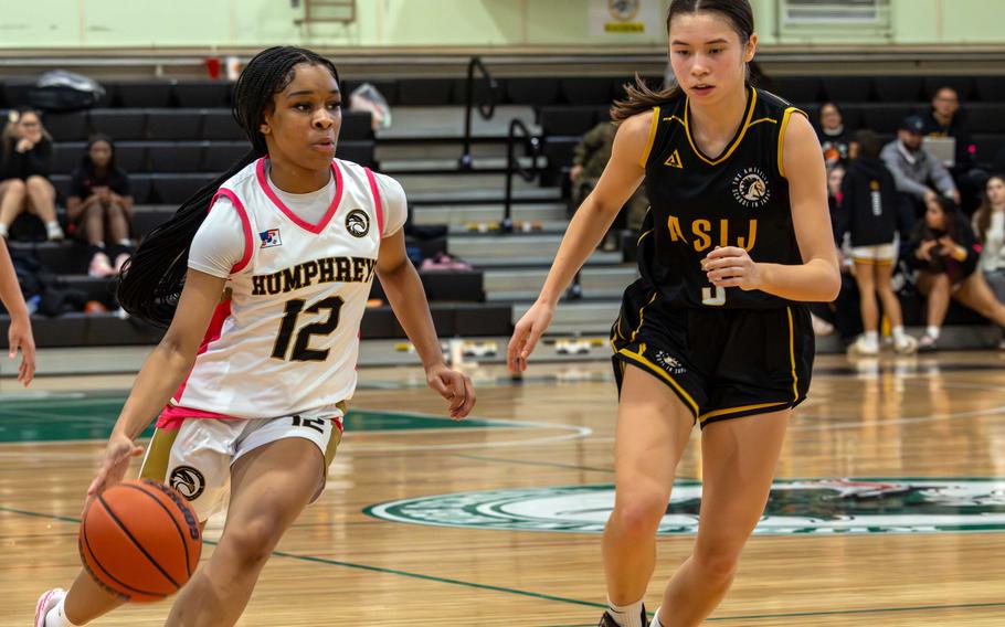 Mikaila Thomas tries to drive.