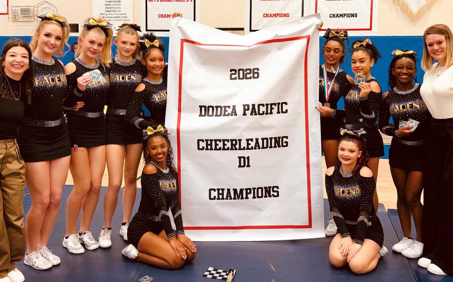 Kadena won the Far East cheerleading championship.