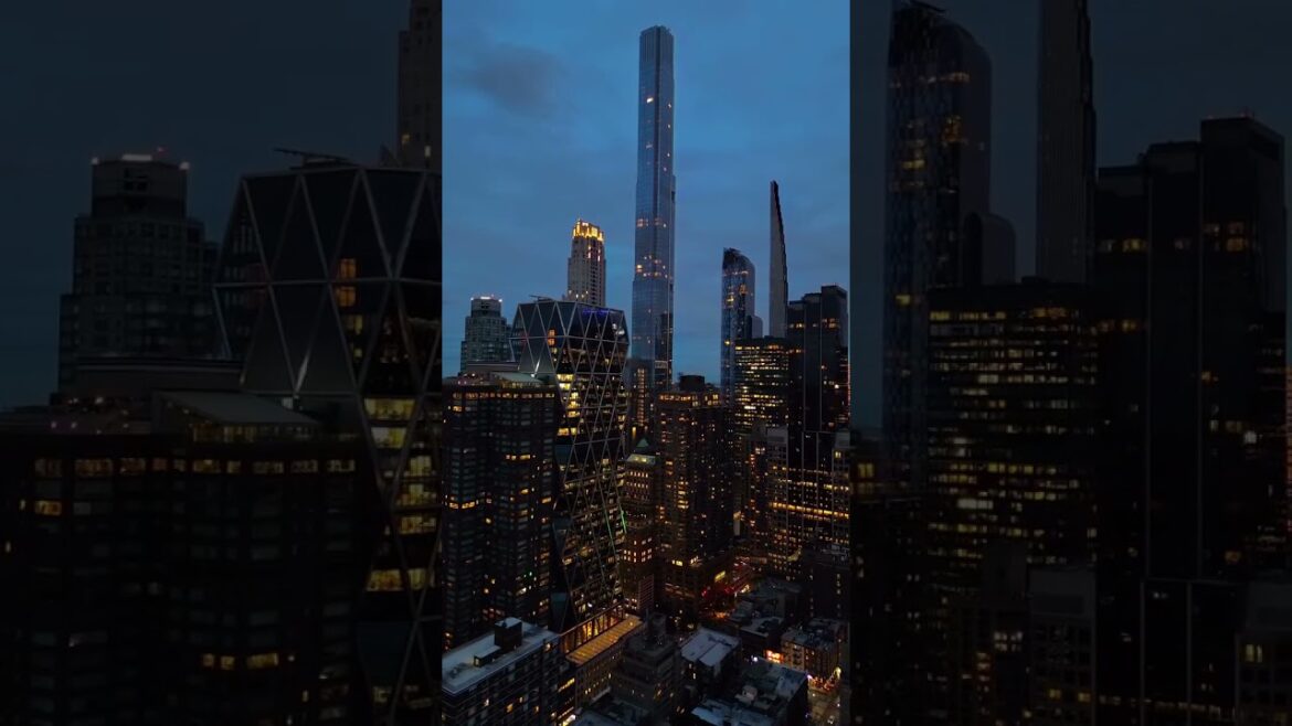 Central Park Tower in NYC #skyscraper #dronevideo