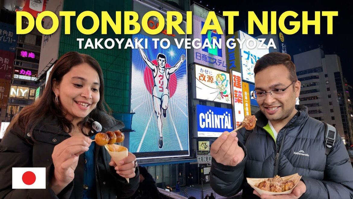 🇯🇵 Osaka Dotonbori at Night: Takoyaki, Yakitori & What Everyone Gets Wrong About the Crowds