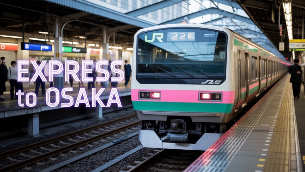 Osaka's BUSIEST Train in Rush Hour Reality: JR Kyoto Line