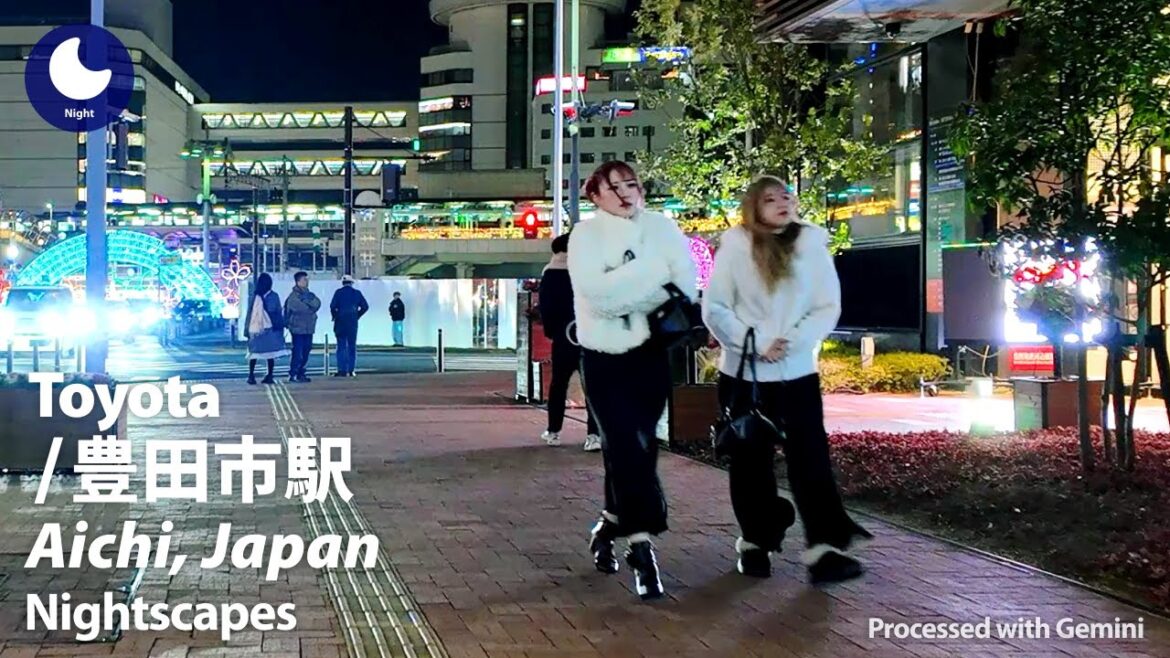 ⁴ᴷ Aichi: Toyotashi Station (愛知県: 豊田市駅) - Japan Walking Tour (January, 2026)