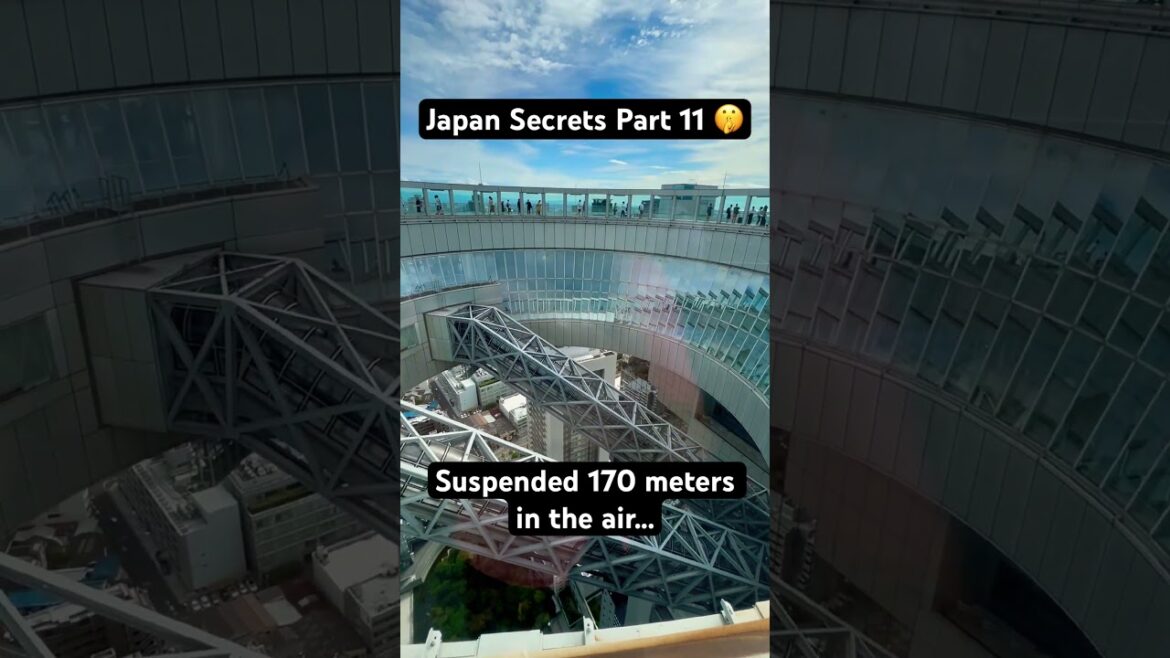 Japan Secrets Part 11: The Floating Escalator 🏙️🛸 #Osaka