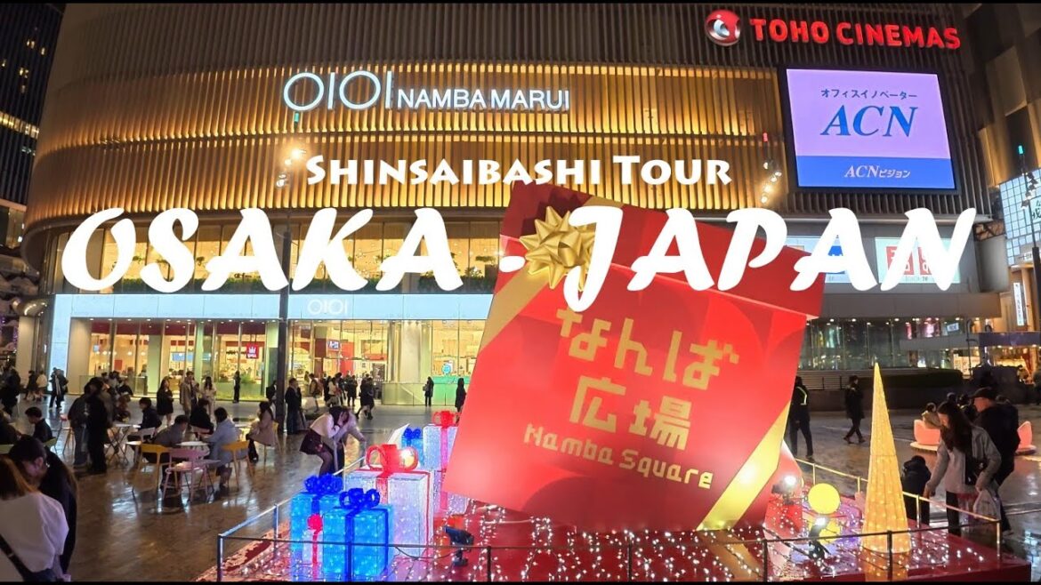 Shinsaibashi walking tour - Osaka, Japan