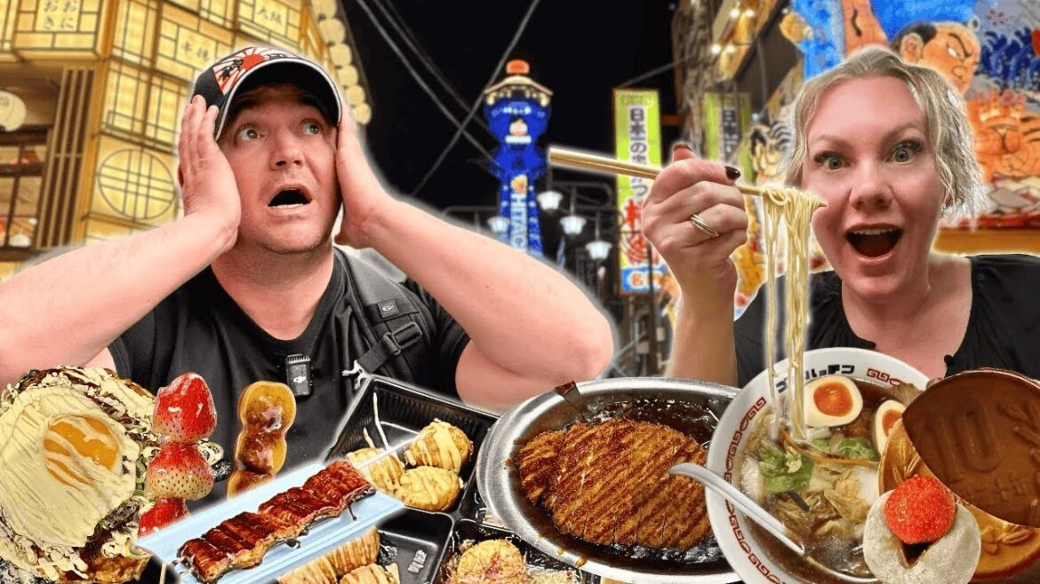 Osaka Food Tour 🇯🇵 | Dotonbori & Shinsekai Street Food (Viral vs Reality)
