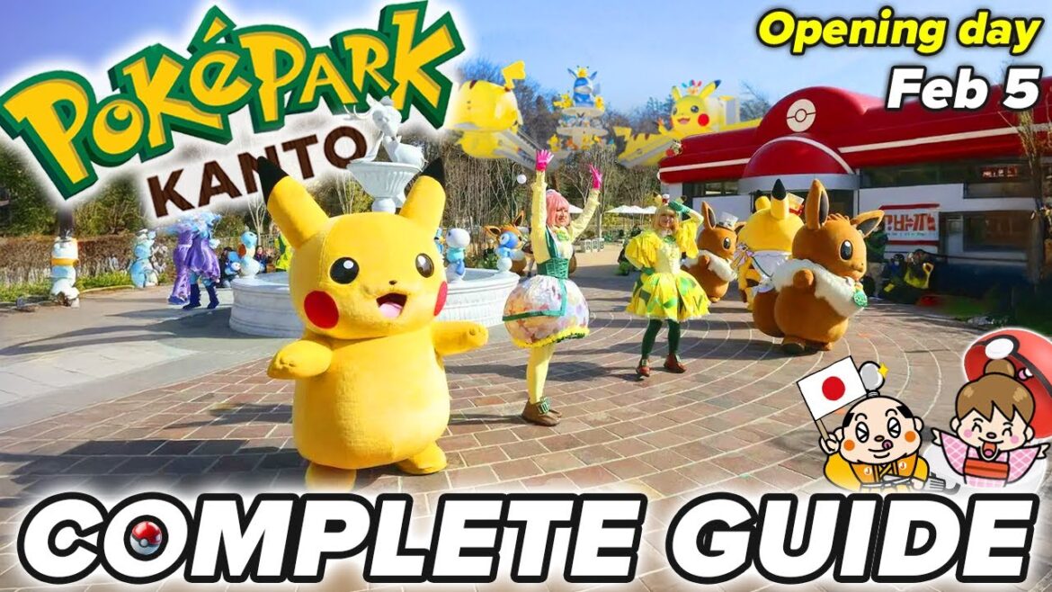 【PokéPark KANTO Complete Guide】Tickets, Location, Attractions & Tips / Tokyo, Japan 2026