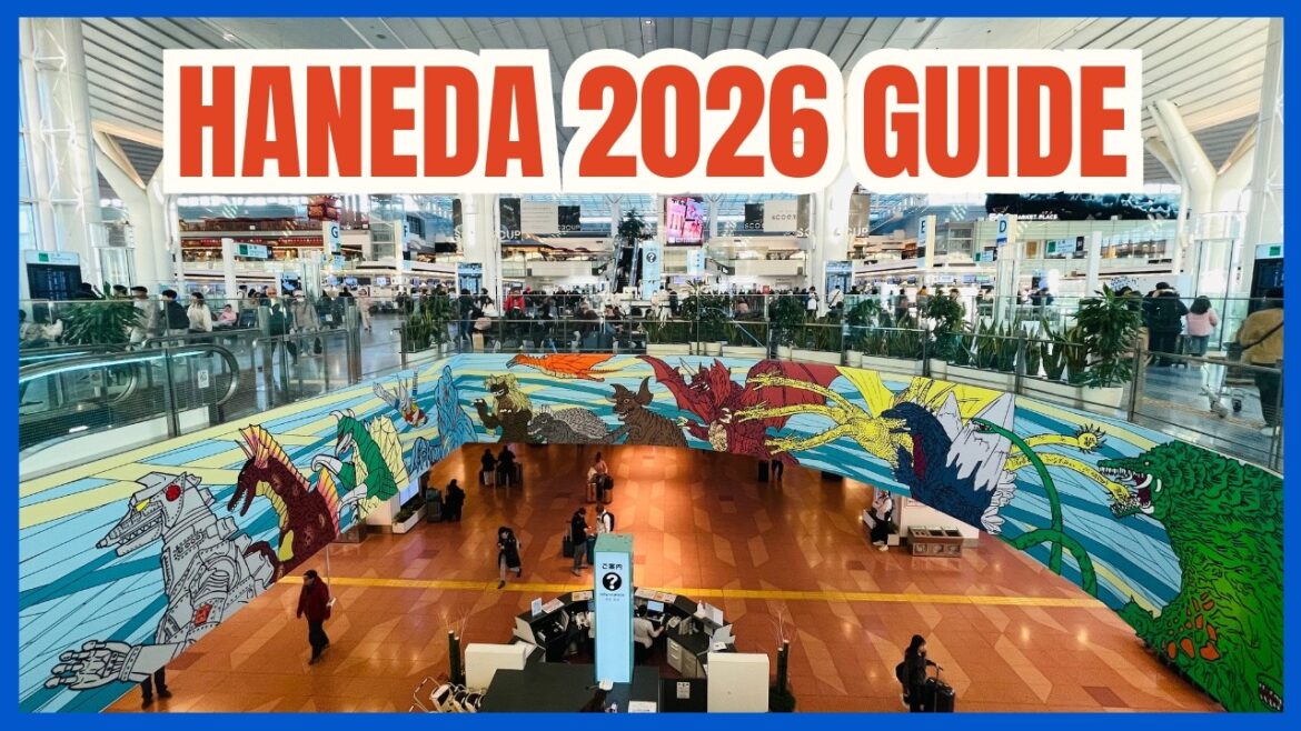Haneda Airport JAPAN 2026 Travel Guide 🇯🇵 First Time Arrival - Transport - SIM - Money & Entry Rules