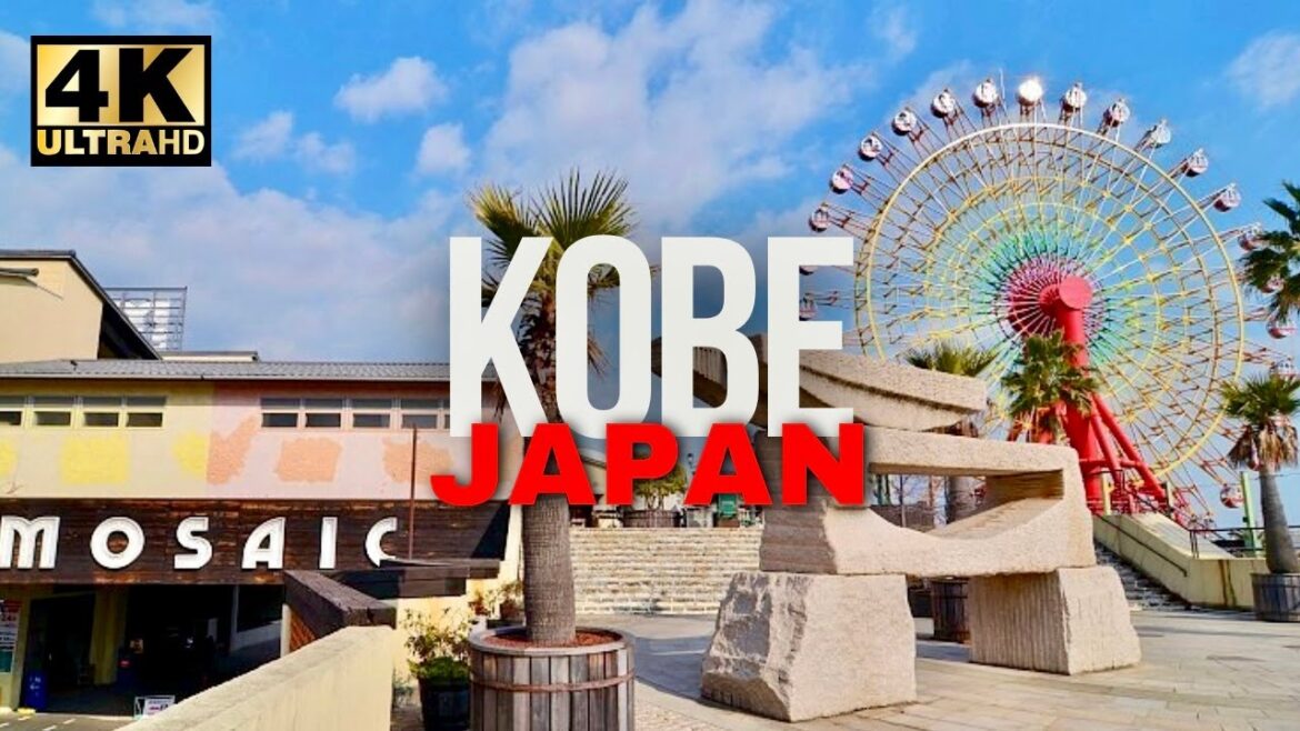 Exploring Kobe Harborland Downtown Kobe Japan 🇯🇵 [4K]