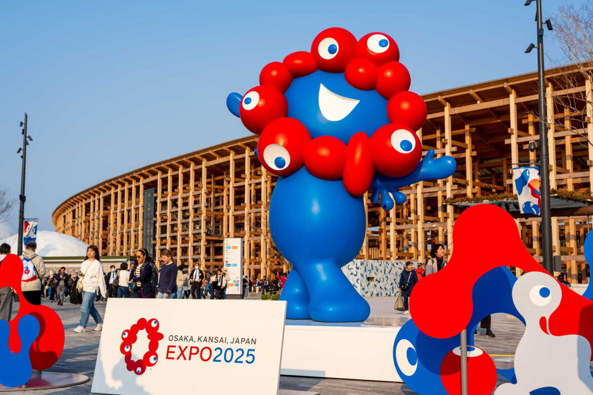 Osaka Expo mascot Myaku-Myaku is going on a tour around Osaka this year