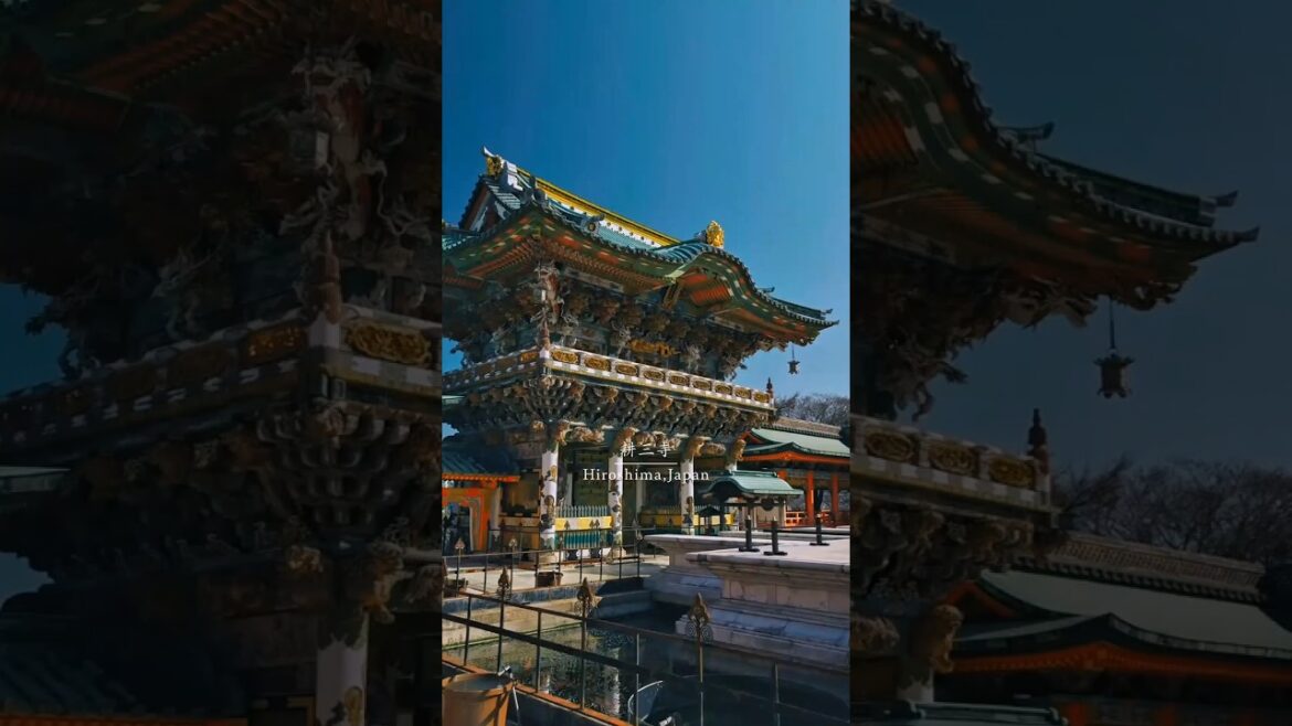 Hiroshima japan,⛩️ Kosanji Temple, the beautiful places in Japan, #hiroshima #japan