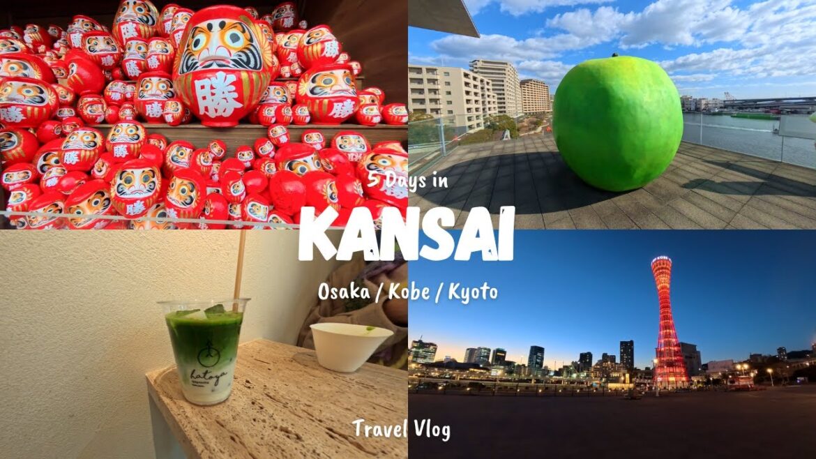 5 Days in KANSAI | Osaka, Kobe, Kyoto Travel Vlog