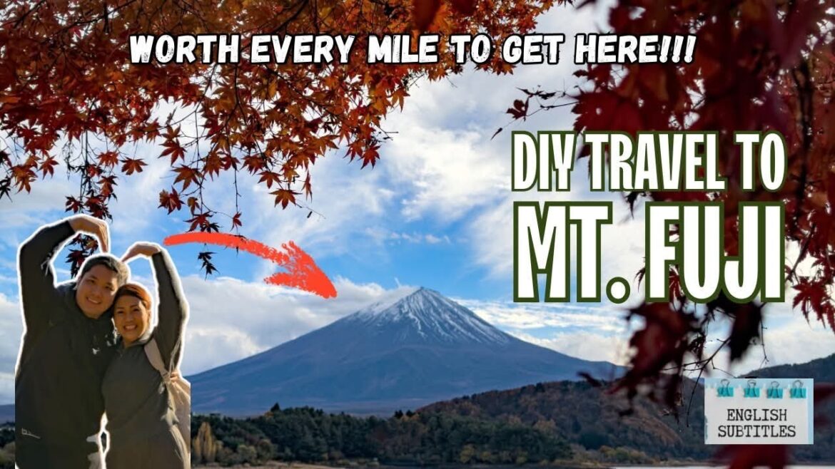 DIY Train Travel to Mt. Fuji | Airbnb Room Tour with Mt. Fuji View | Honcho Street + Momiji Tunnel