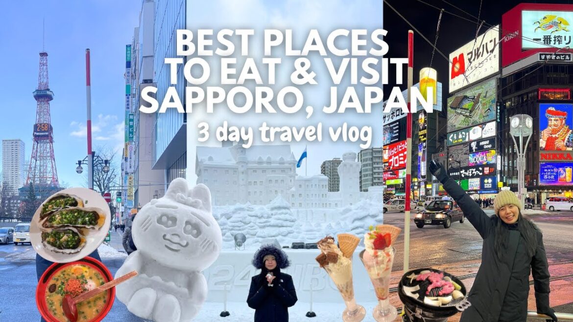 3 DAYS IN SAPPORO | Snow Festival + Best places to visit and eat ❄️🇯🇵