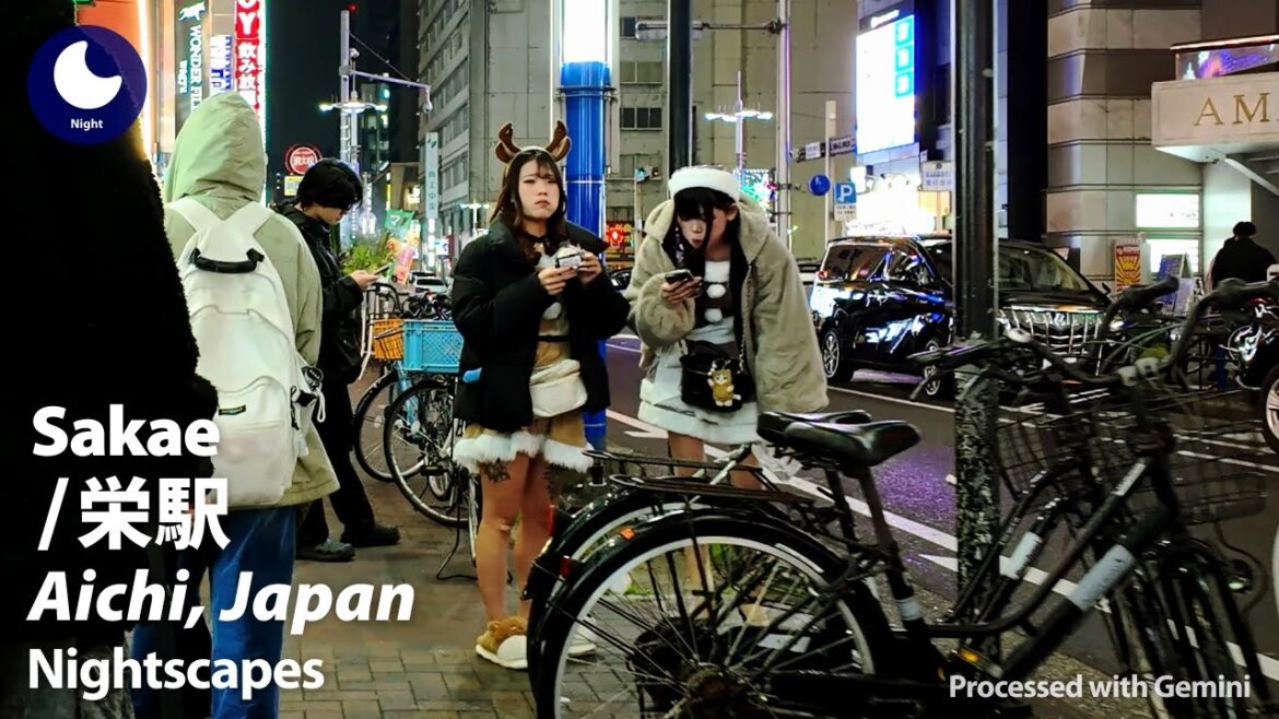 ⁴ᴷ Aichi: Sakae Station (愛知県: 栄駅) - Japan Walking Tour (December, 2025)