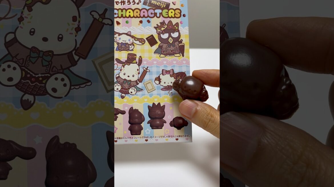 🍫DIY Sanrio Characters Chocolate Cogimyun #shorts