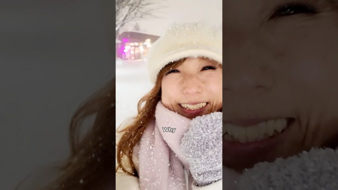 Hokkaido Conbini RESCUED Japanese Girl in Blizzard