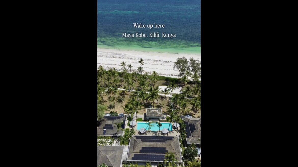Wake up at Maya Kobe - Bofa Beach, Kilifi - Beachfront Luxury Property #shorts