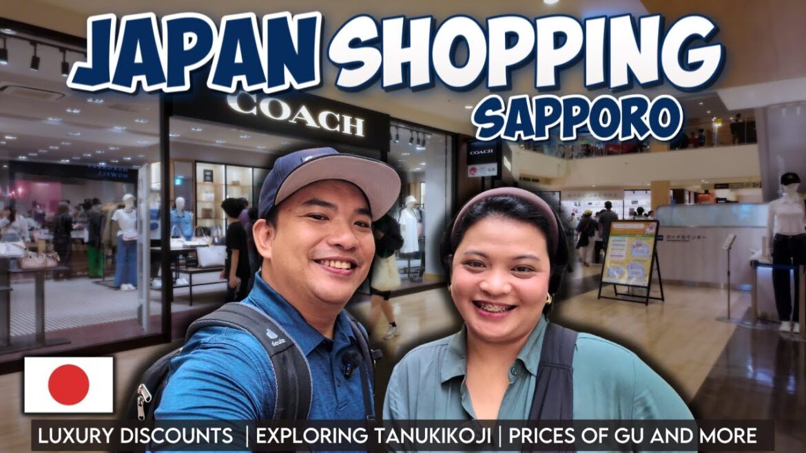 🇯🇵 SHOPPING IN SAPPORO JAPAN: Mitsui Outlet Mall Crazy Discounts, Tanuki Koji, GU and Uniqlo prices