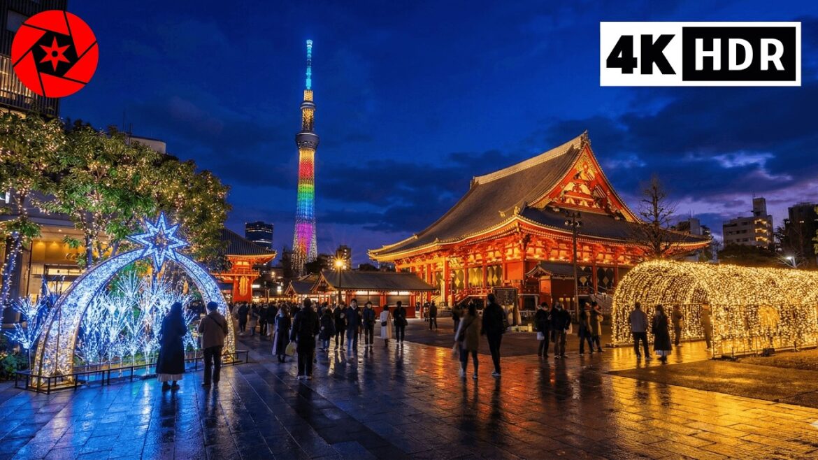 Tokyo Skytree to Sensoji Temple: Last Winter Illuminations 2026 - 4K HDR
