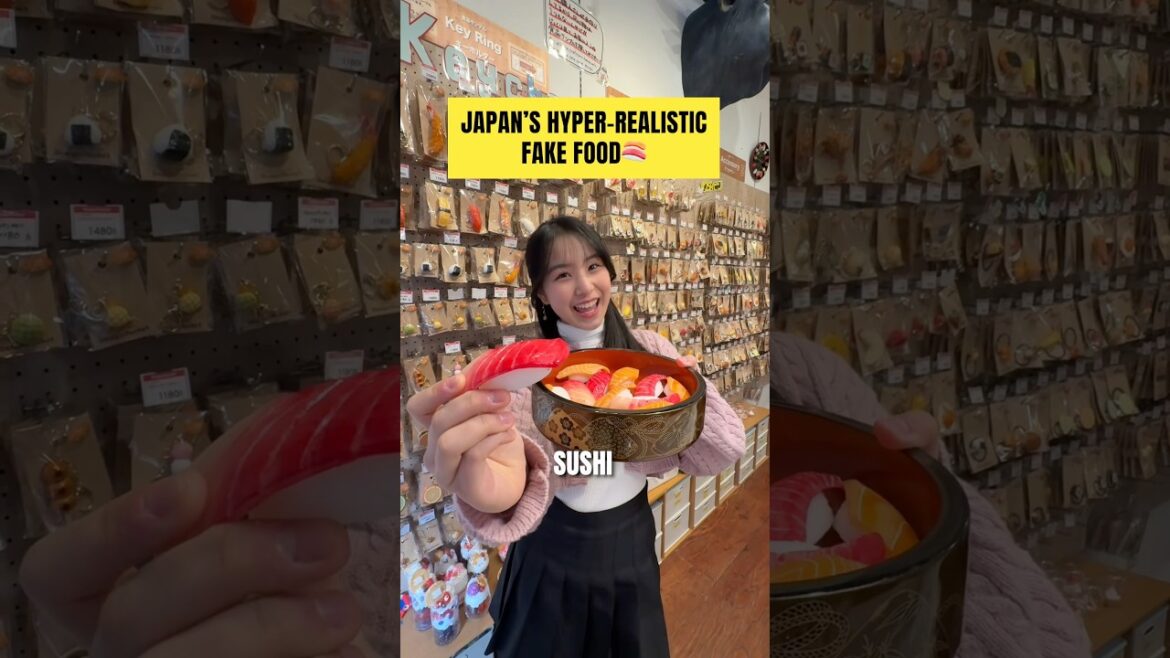 Japan's hyper-realistic fake food🍣　#japantravel #japantrip #tourguideinjapan